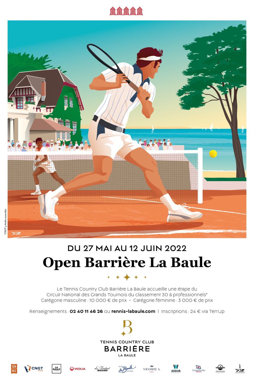 Open de Tennis Barrière La Baule du 27 mai au 12 juin 2022