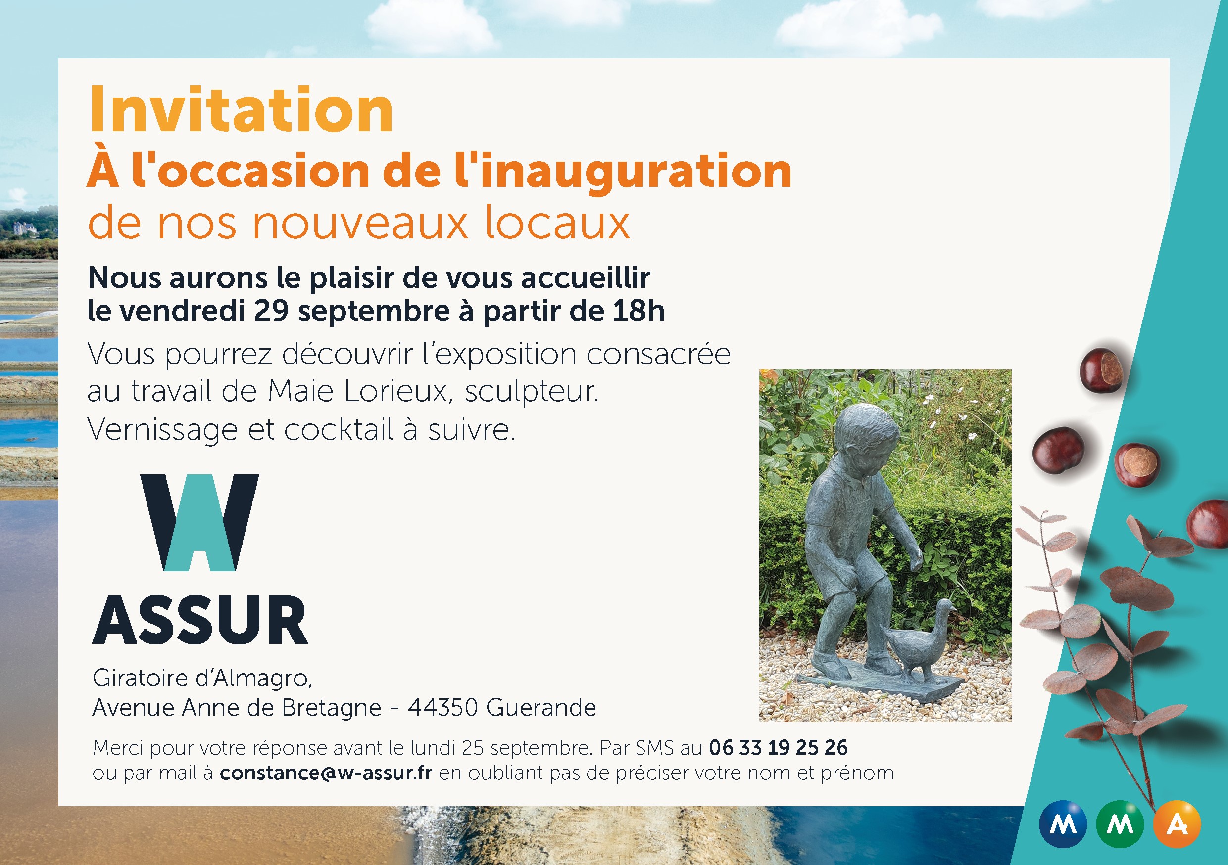 W-Assur Invitation-Inauguration-Guerande-Vendredi-29-09-2023.