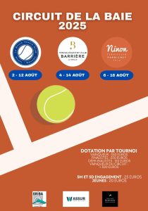 Tennis : Circuit de la Baie 2025 avec W Assur