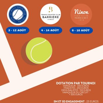 Tennis : Circuit de la Baie 2025 avec W Assur