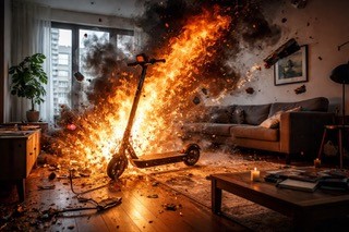 2026-03-06-Batterie-Lithium-de-trotinette-en-feu